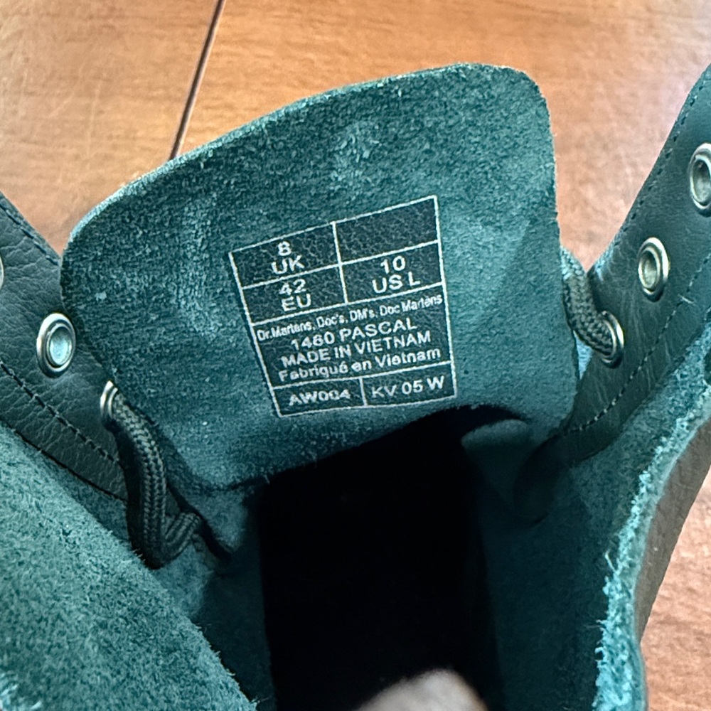 Doc Martins beautiful green color size 42 - Picture 9 of 12